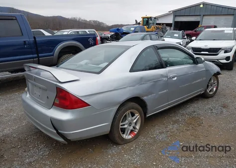 2001 Honda Civic Ex z USA, uszkodzony, nr VIN 1HGEM21901L042706